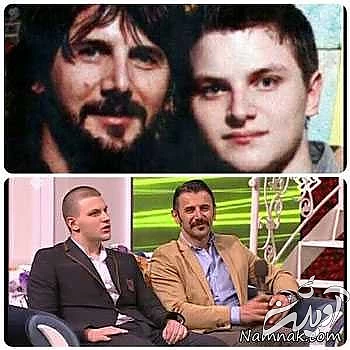 امین حیایی و پسرش